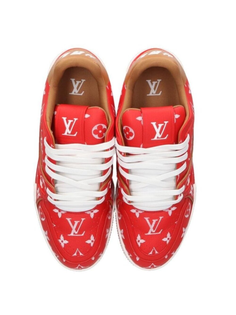Louis Vuitton LV Trainer Vic Limited Monogram Low Cut Sneakers 7.5 - Picture 4 of 5